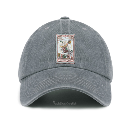 Purplehecate The Last Straw Tarot Baseball Cap