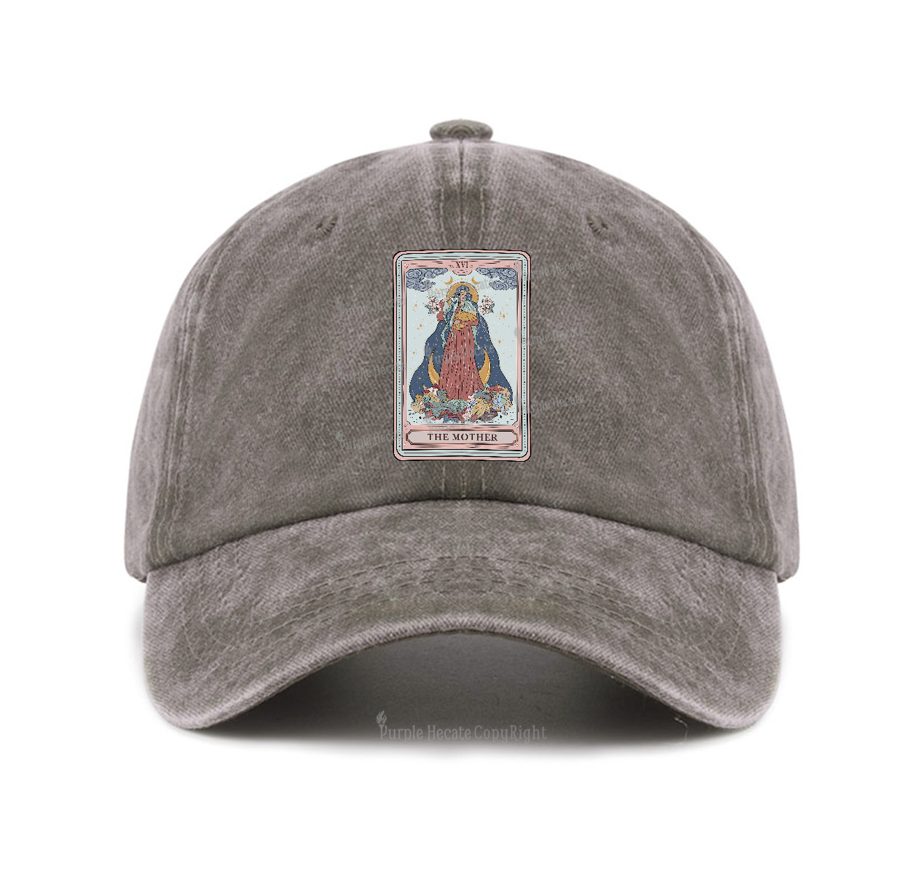 Purplehecate The Mother Tarot Baseball Cap