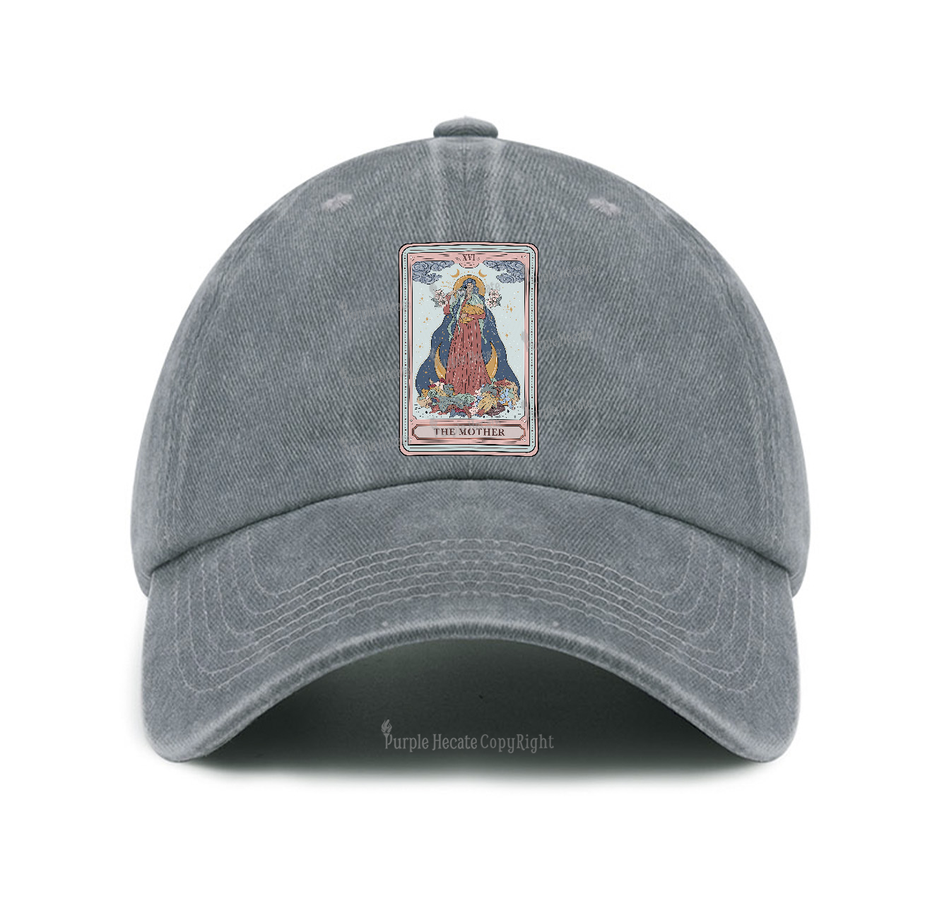 Purplehecate The Mother Tarot Baseball Cap