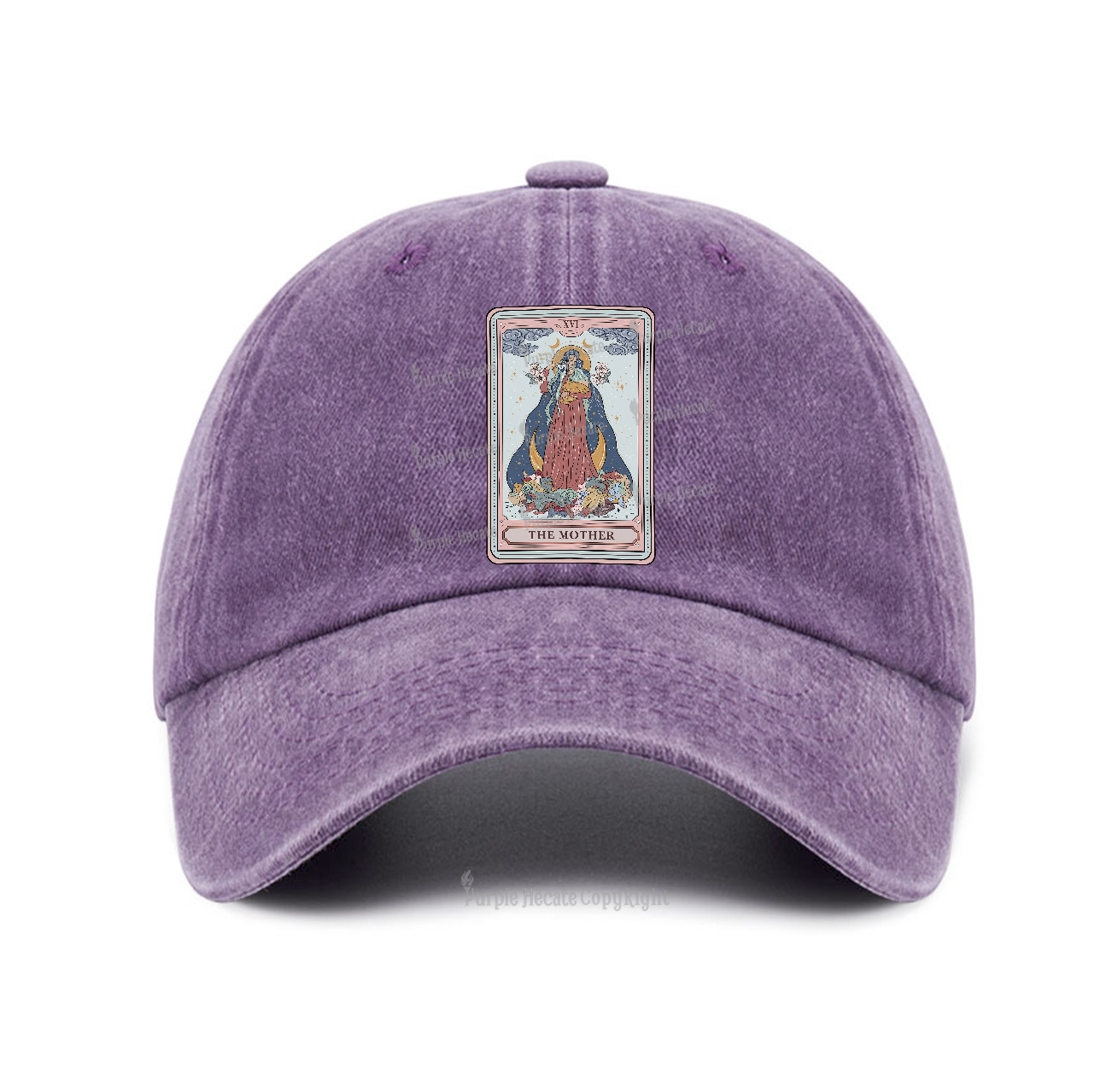 Purplehecate The Mother Tarot Baseball Cap