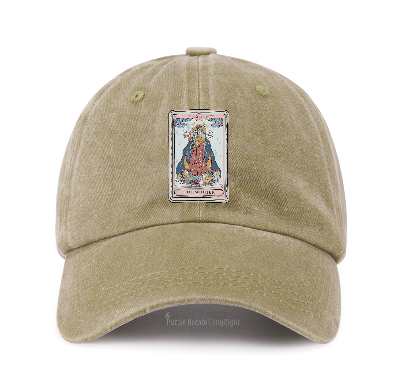 Purplehecate The Mother Tarot Baseball Cap