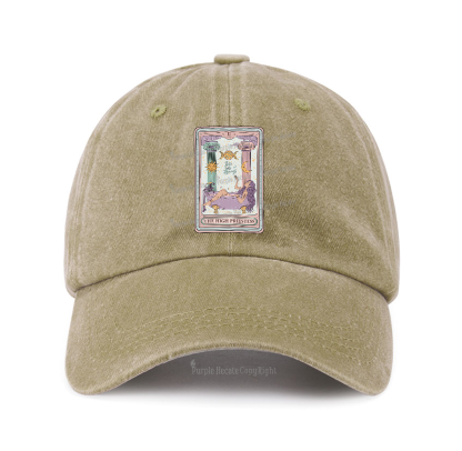 Purplehecate The High Priestess Tarot Baseball Cap