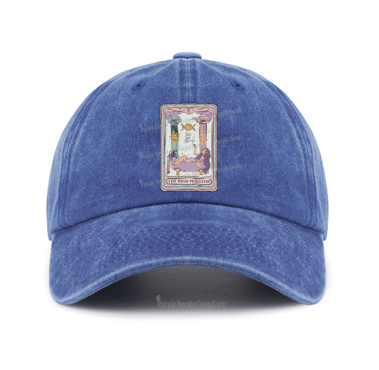 Purplehecate The High Priestess Tarot Baseball Cap