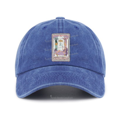 Purplehecate The High Priestess Tarot Baseball Cap