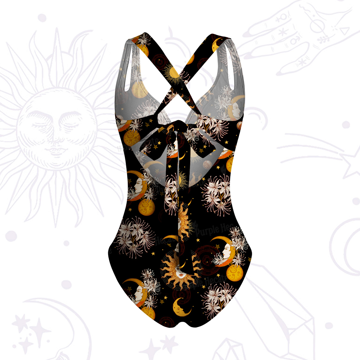 Purplehecate Stellar Symphony One-Piece Swimsuit