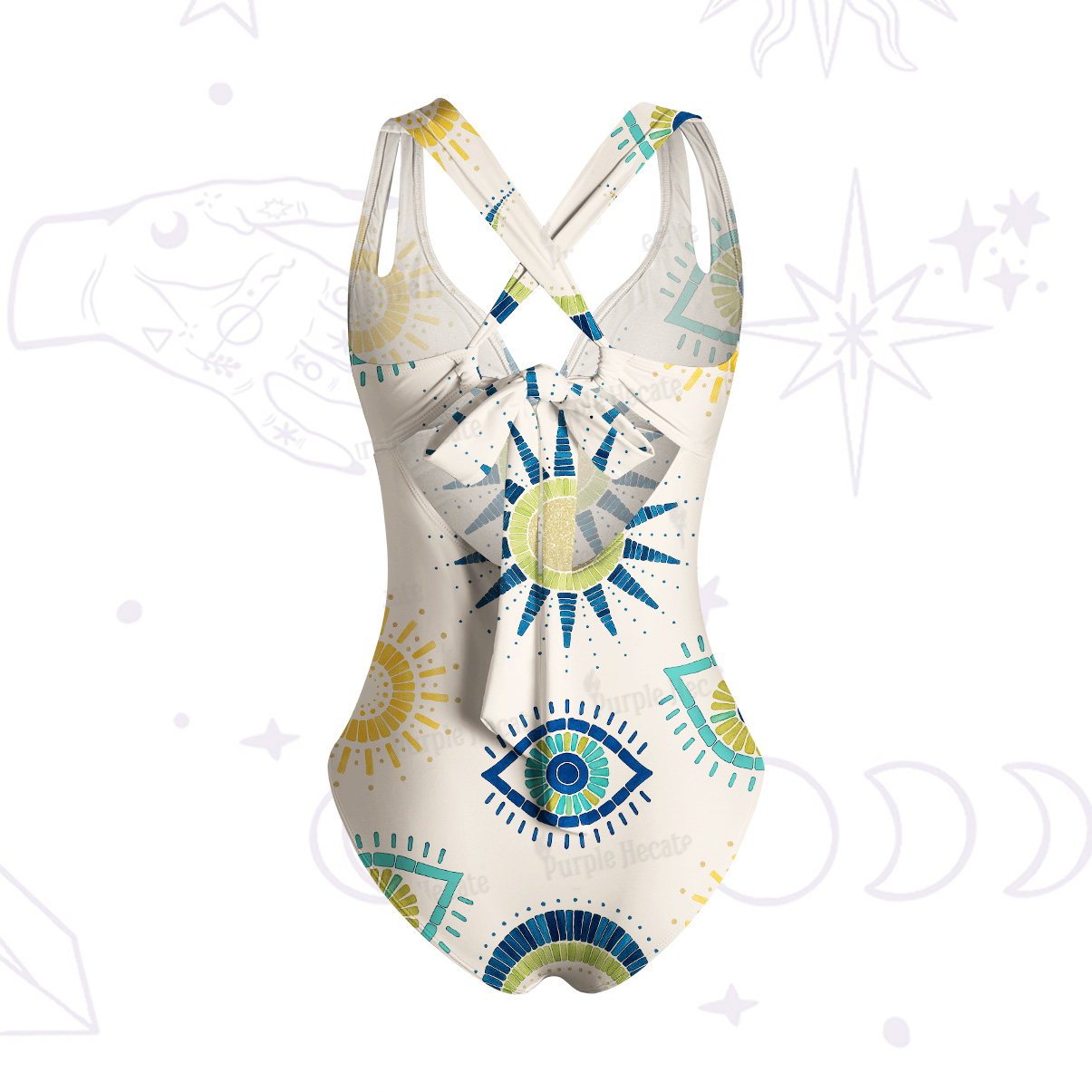 Purplehecate Sun Eye One-Piece Swimsuit
