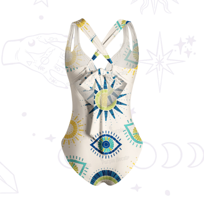 Purplehecate Sun Eye One-Piece Swimsuit