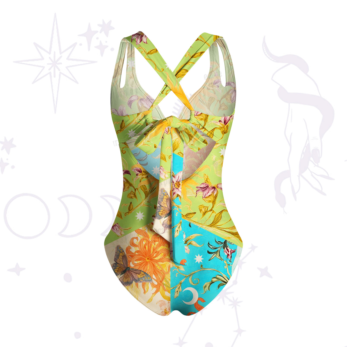 Purplehecate Sun Garden One-Piece Swimsuit