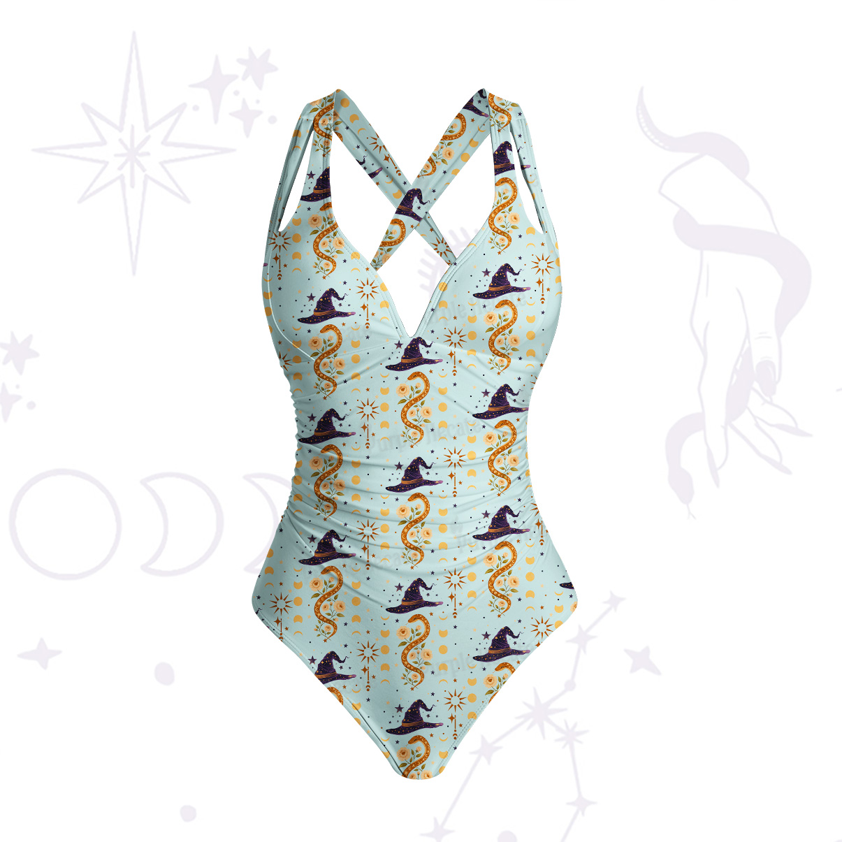 Purplehecate Witch's Enchantment One-Piece Swimsuit
