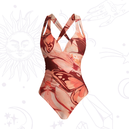 Purplehecate Metamorphosis Spell One-Piece Swimsuit