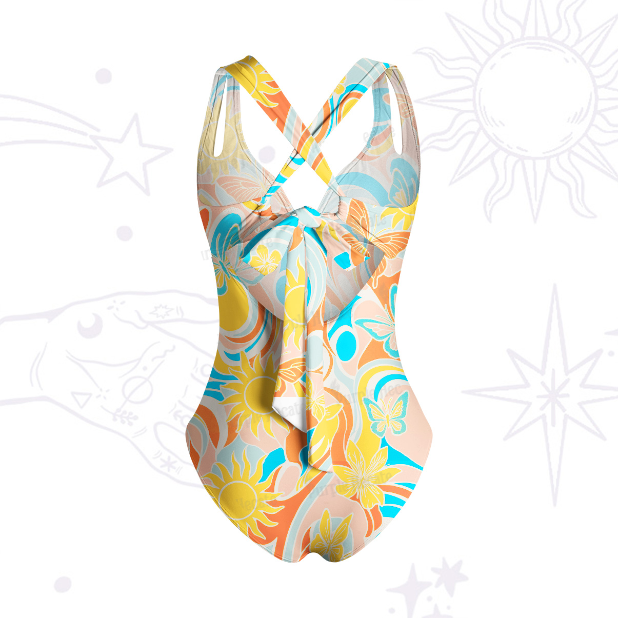 Purplehecate Summer Sanctuary One-Piece Swimsuit