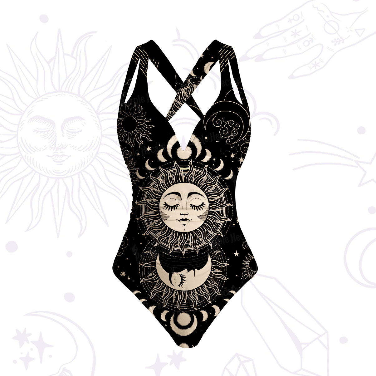 Purplehecate Lunar Eclipse One-Piece Swimsuit