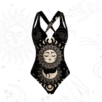 Purplehecate Lunar Eclipse One-Piece Swimsuit