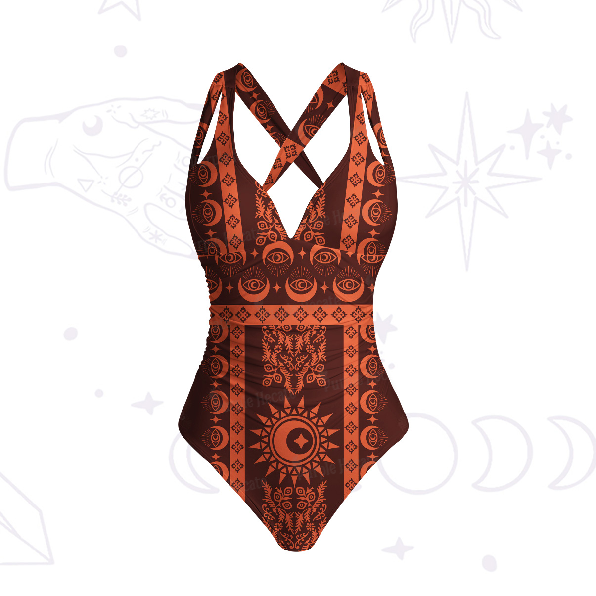 Purplehecate Visionary Sun One-Piece Swimsuit