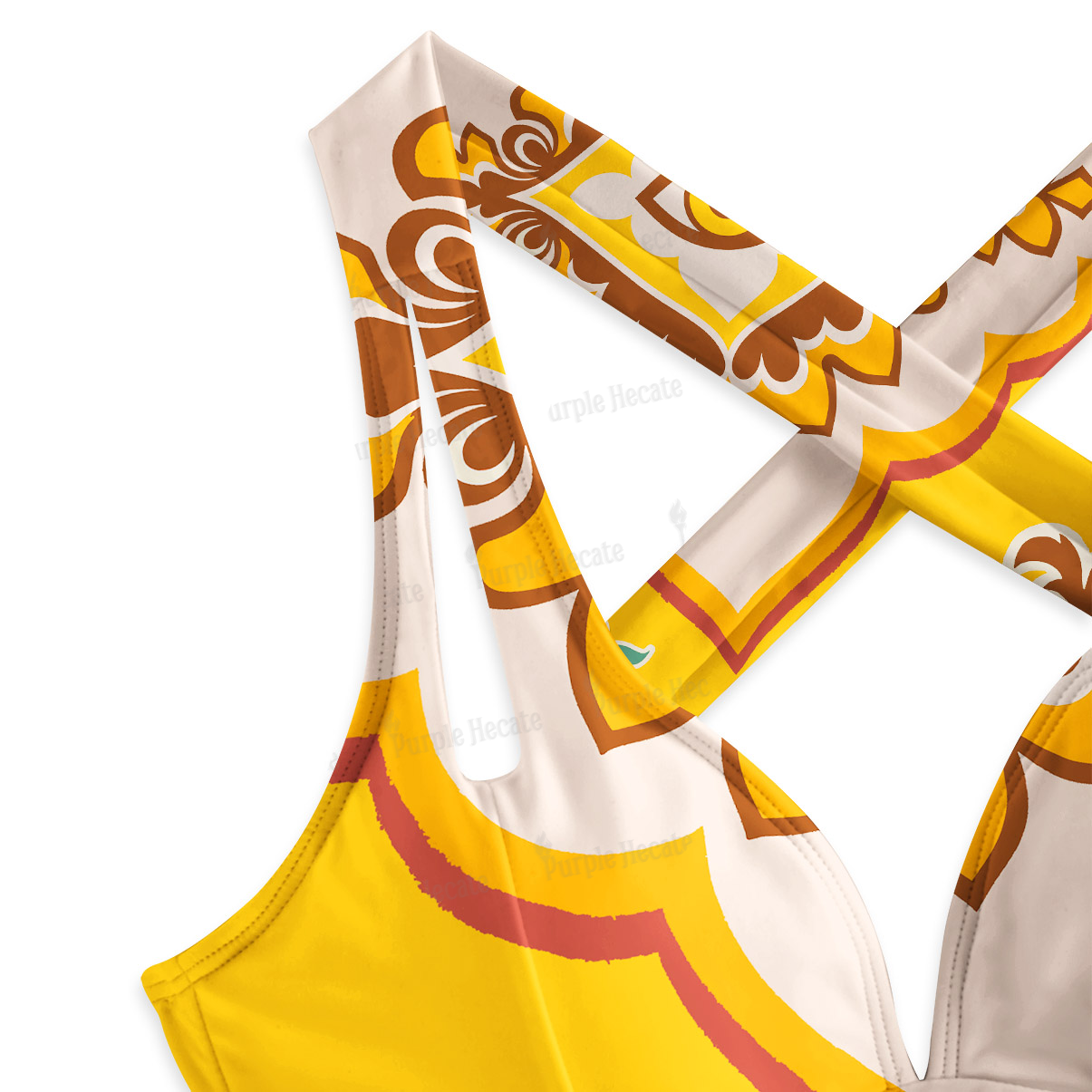 Purplehecate Solar Whispers Witch One-Piece Swimsuit