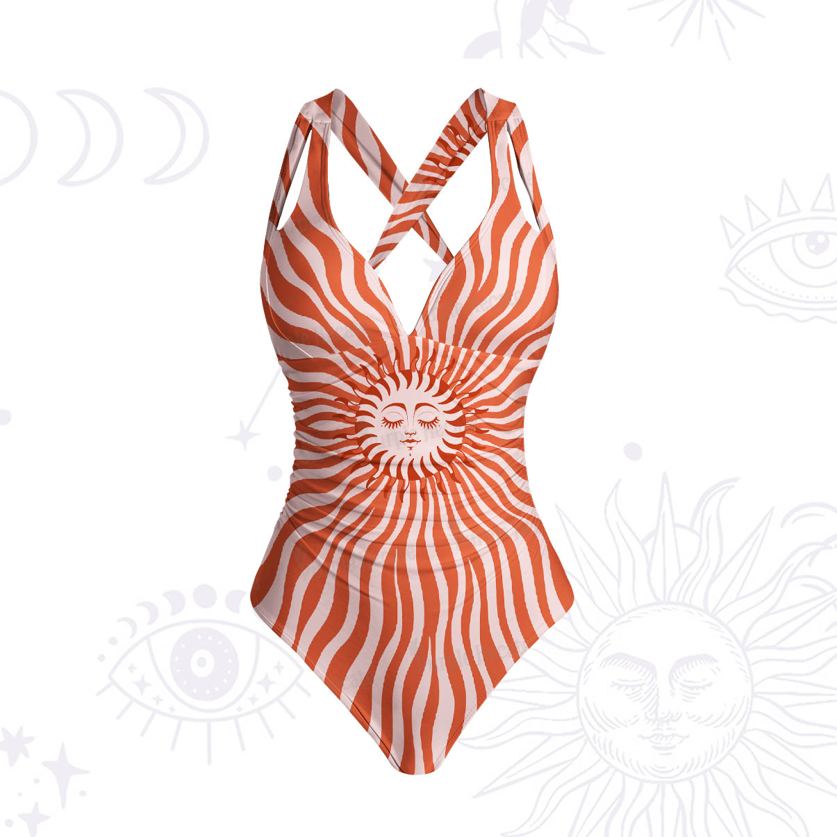 Purplehecate Radiance of the Sun One-Piece Swimsuit