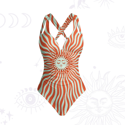 Purplehecate Radiance of the Sun One-Piece Swimsuit