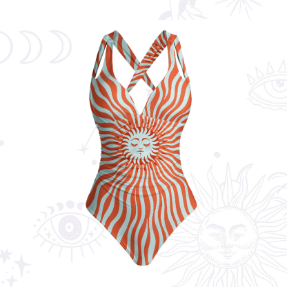Purplehecate Radiance of the Sun One-Piece Swimsuit