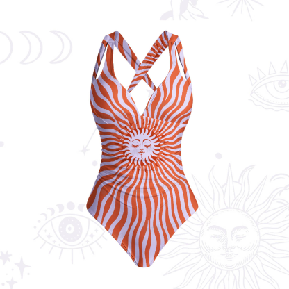 Purplehecate Radiance of the Sun One-Piece Swimsuit
