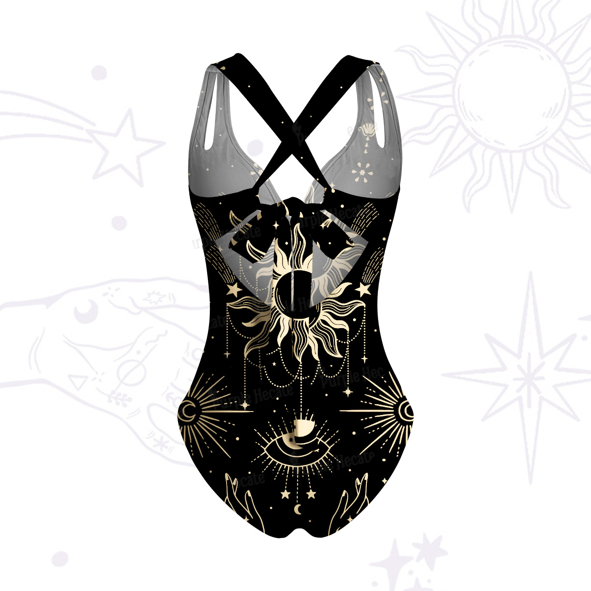 Purplehecate Solar Oracle One-Piece Swimsuit