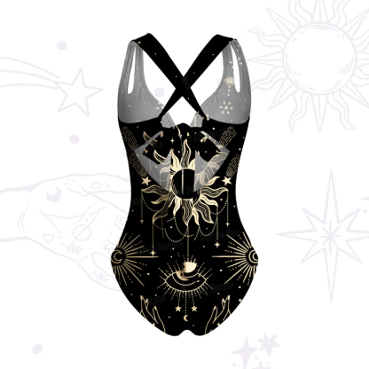 Purplehecate Solar Oracle One-Piece Swimsuit