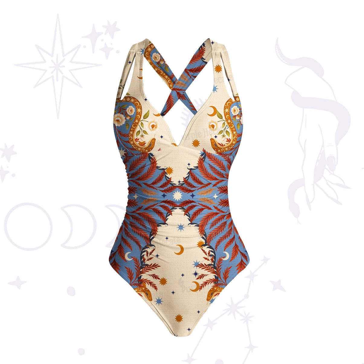Purplehecate Celestial Ascension One-Piece Swimsuit
