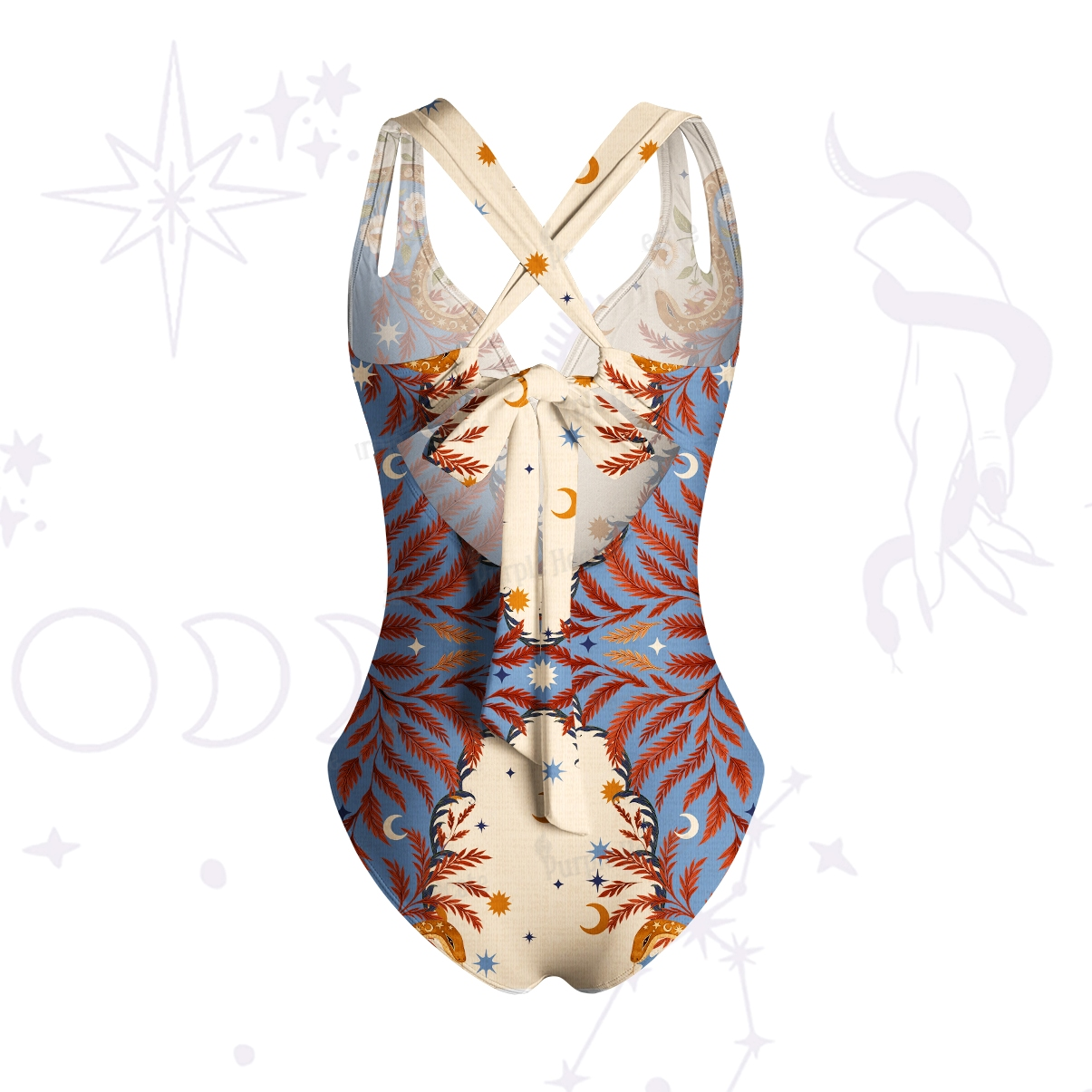 Purplehecate Celestial Ascension One-Piece Swimsuit