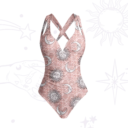 Purplehecate Sun & Moon Whispers One-Piece Swimsuit