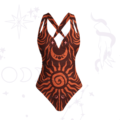 Purplehecate Solar Ritual One-Piece Swimsuit