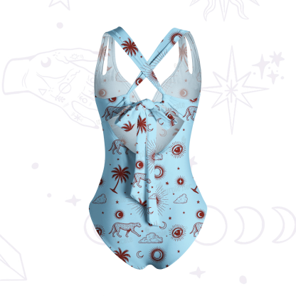 Purplehecate Eye of the Universe One-Piece Swimsuit