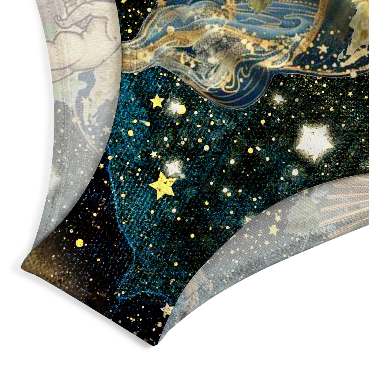 Purplehecate Garden of the Celestial Witch One-Piece Swimsuit