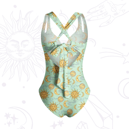 Purplehecate Magic of Sun and Moon One-Piece Swimsuit