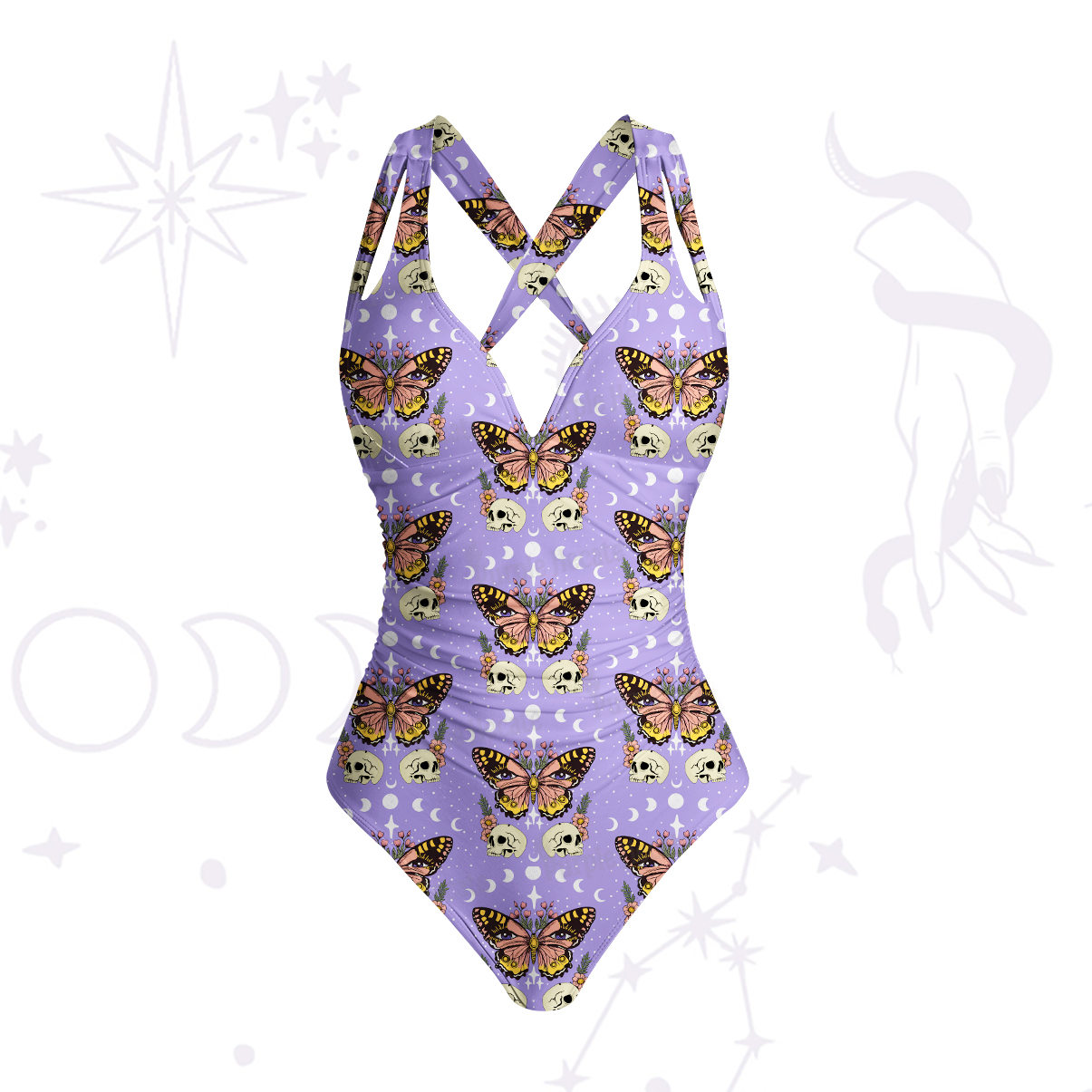 Purplehecate The Endings Won't End You One-Piece Swimsuit