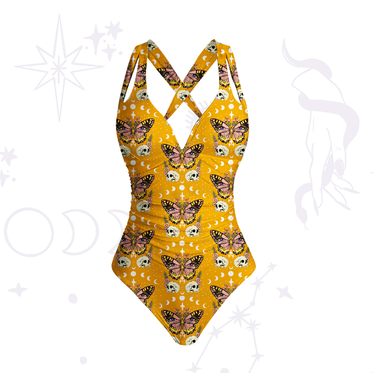 Purplehecate The Endings Won't End You One-Piece Swimsuit