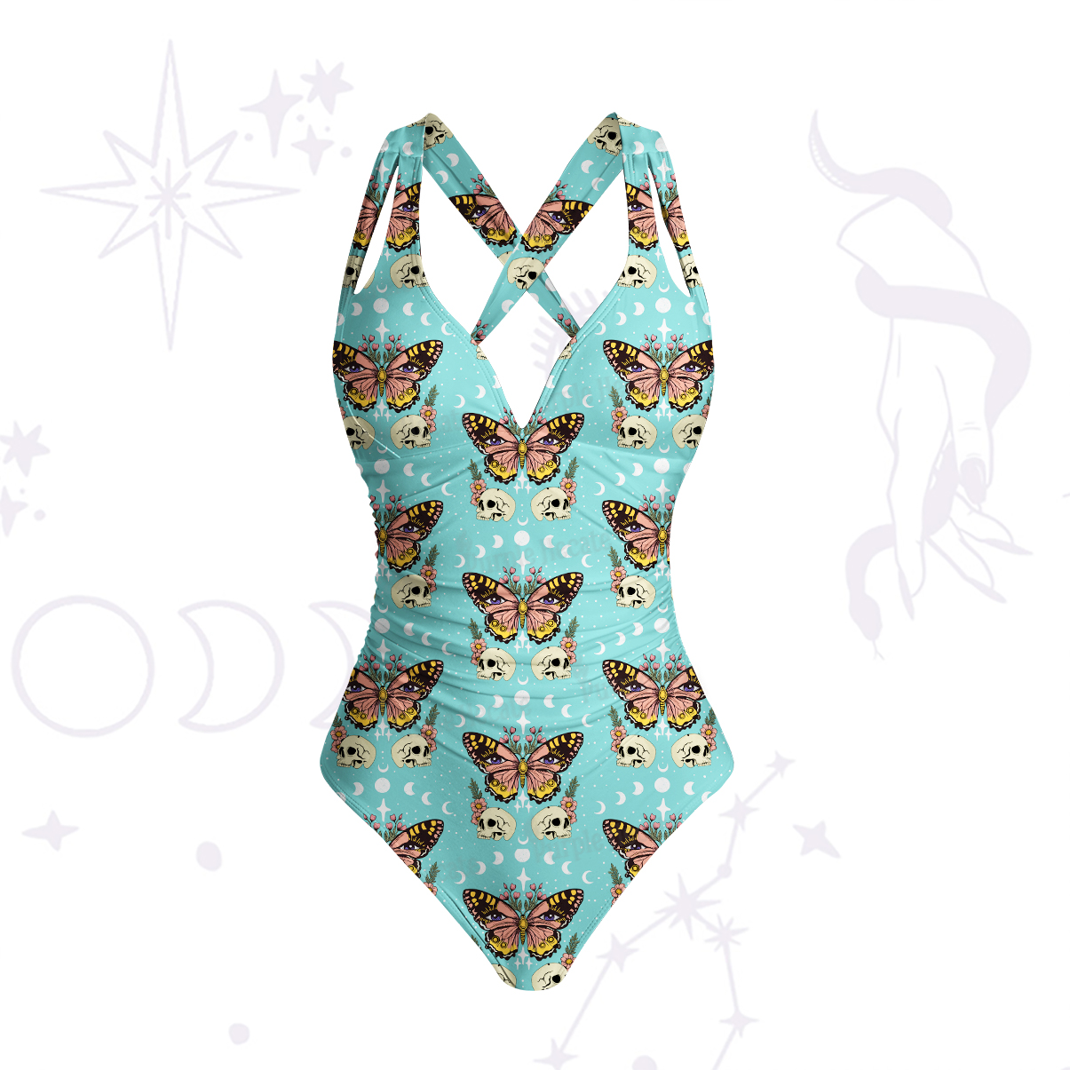 Purplehecate The Endings Won't End You One-Piece Swimsuit
