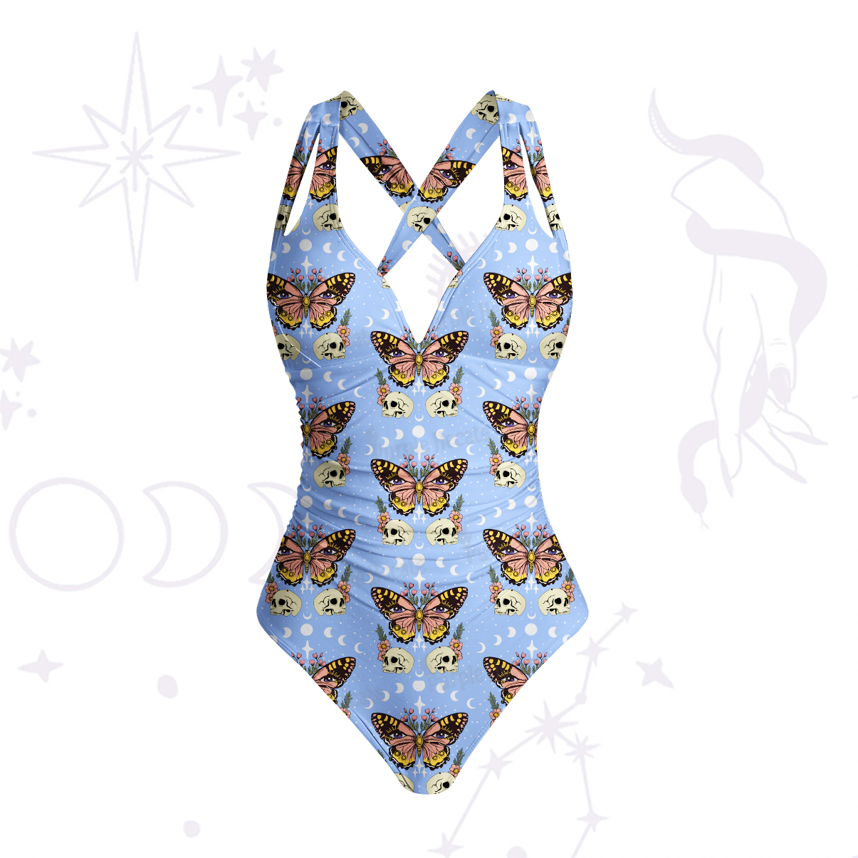 Purplehecate The Endings Won't End You One-Piece Swimsuit