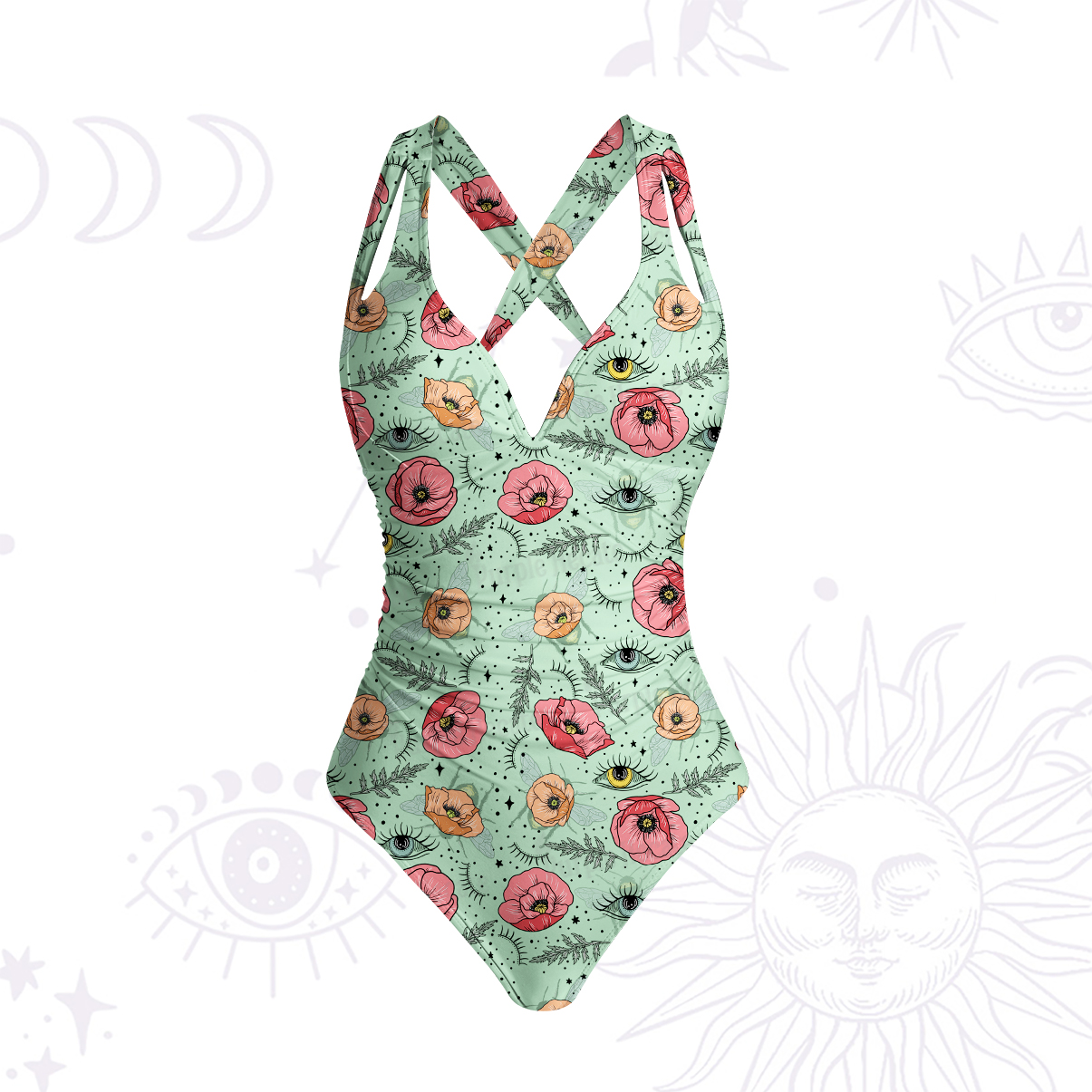 Purplehecate The Bee's Knees One-Piece Swimsuit