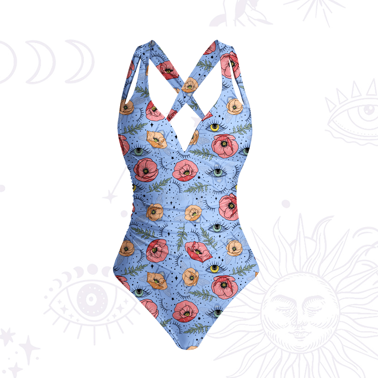 Purplehecate The Bee's Knees One-Piece Swimsuit