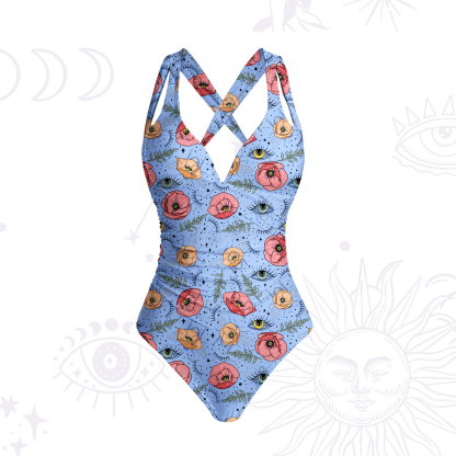 Purplehecate The Bee's Knees One-Piece Swimsuit