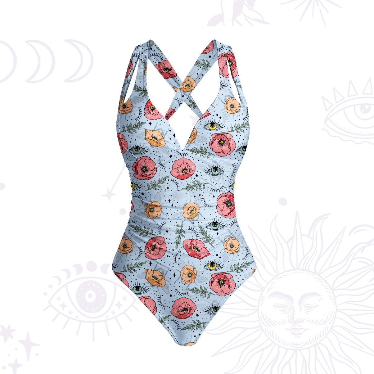 Purplehecate The Bee's Knees One-Piece Swimsuit