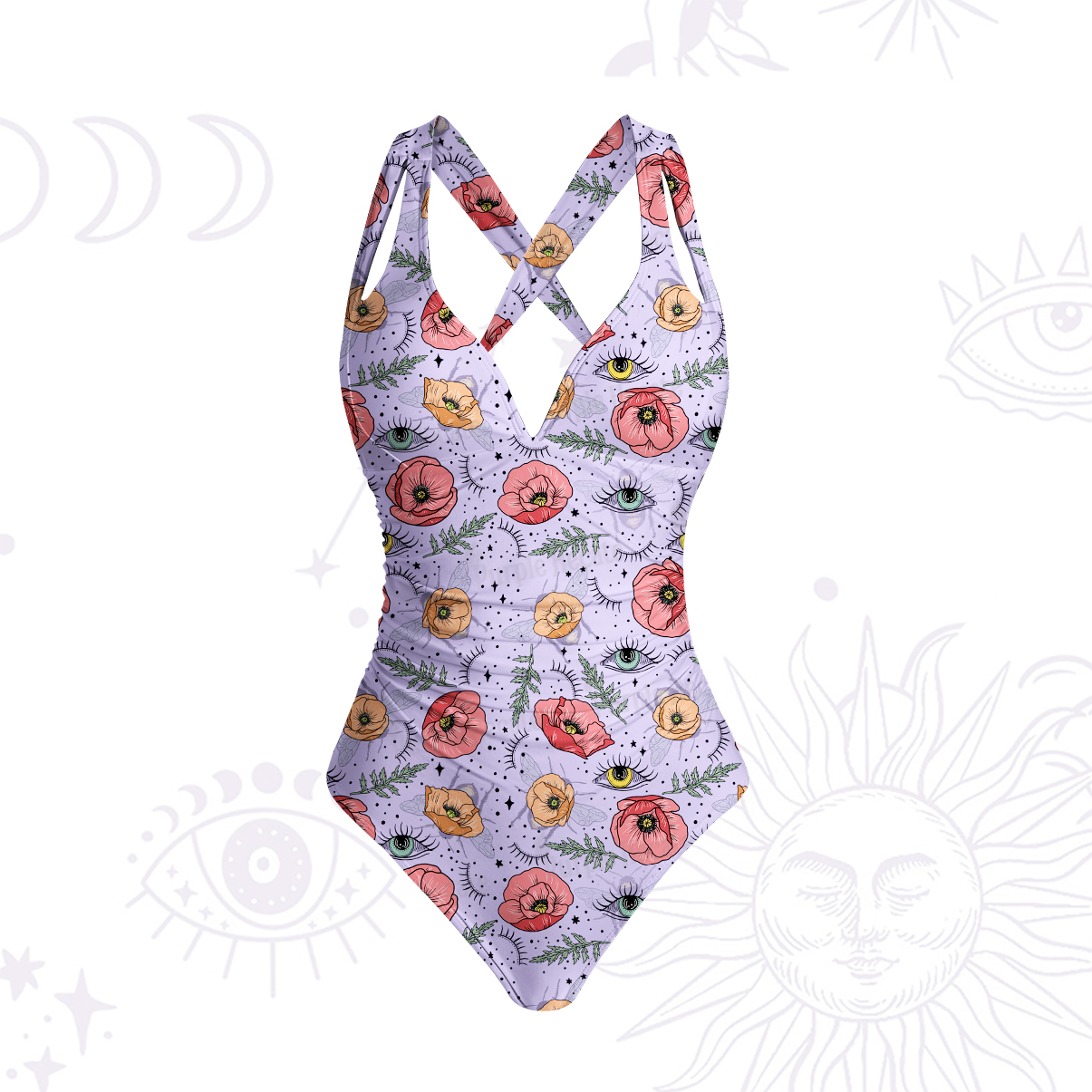 Purplehecate The Bee's Knees One-Piece Swimsuit