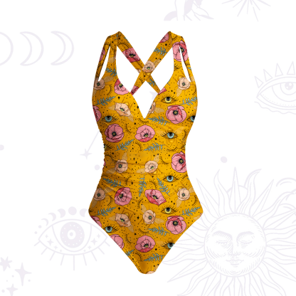 Purplehecate The Bee's Knees One-Piece Swimsuit