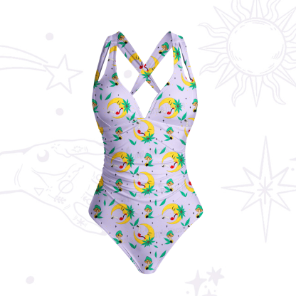 Purplehecate The Midnight Smoker One-Piece Swimsuit