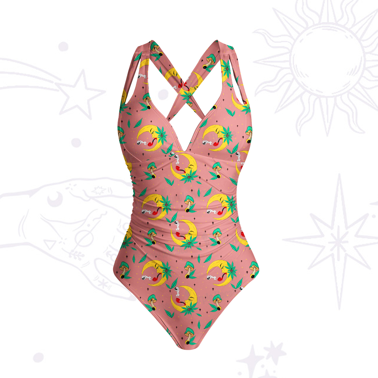 Purplehecate The Midnight Smoker One-Piece Swimsuit