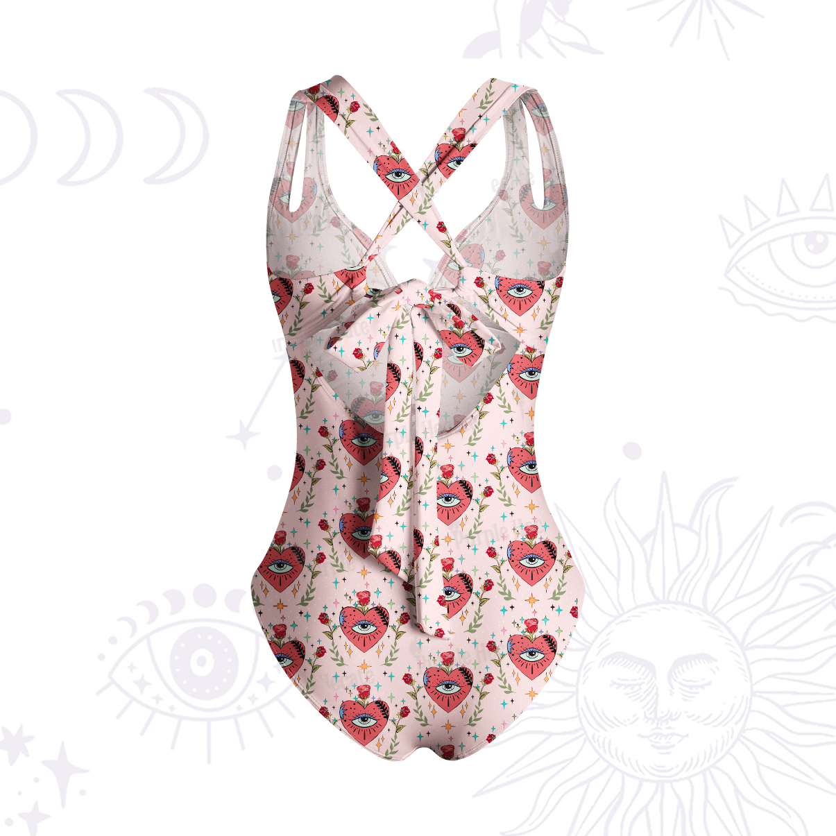 [Copy]Purplehecate Magic Sun One-Piece Swimsuit
