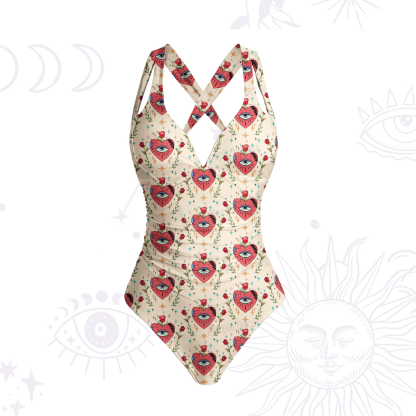 [Copy]Purplehecate Magic Sun One-Piece Swimsuit