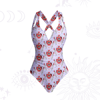 [Copy]Purplehecate Magic Sun One-Piece Swimsuit
