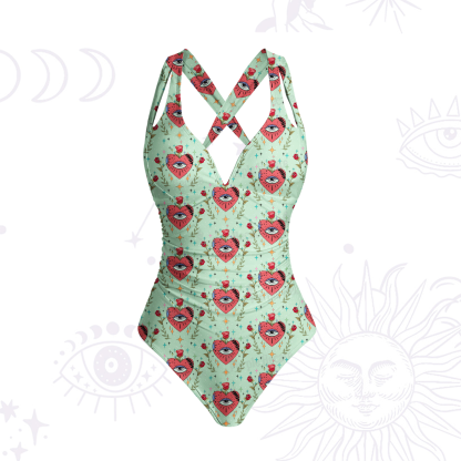 [Copy]Purplehecate Magic Sun One-Piece Swimsuit