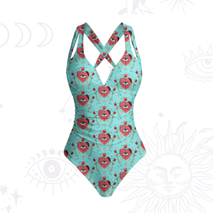 [Copy]Purplehecate Magic Sun One-Piece Swimsuit