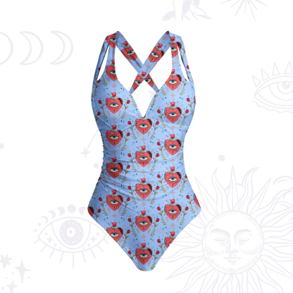 [Copy]Purplehecate Magic Sun One-Piece Swimsuit